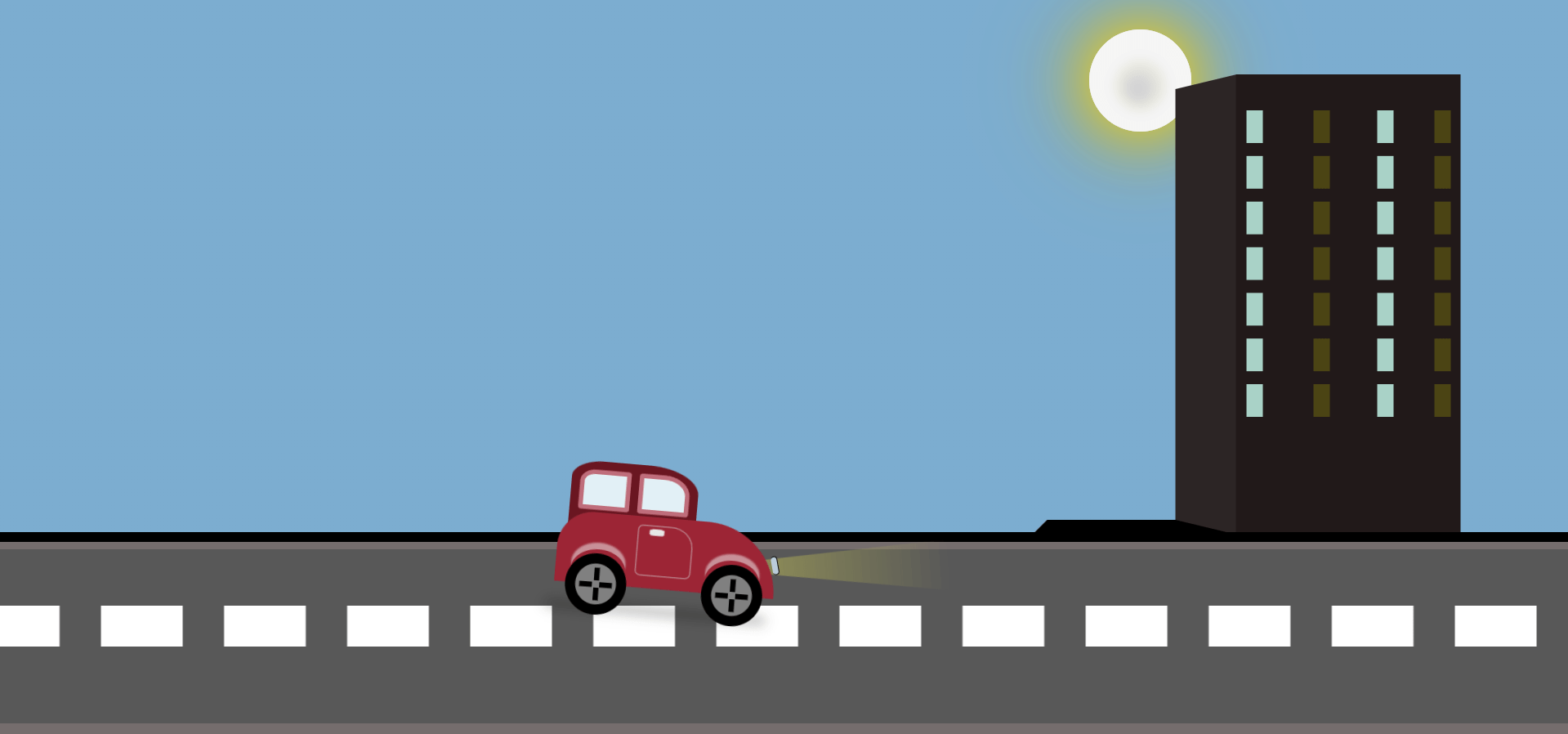 Create Moving Car Animation Using HTML & CSS