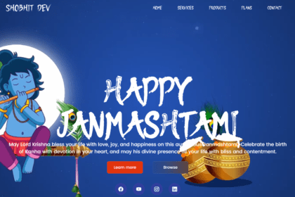 Create Janmashtami Animation Using HTML and CSS